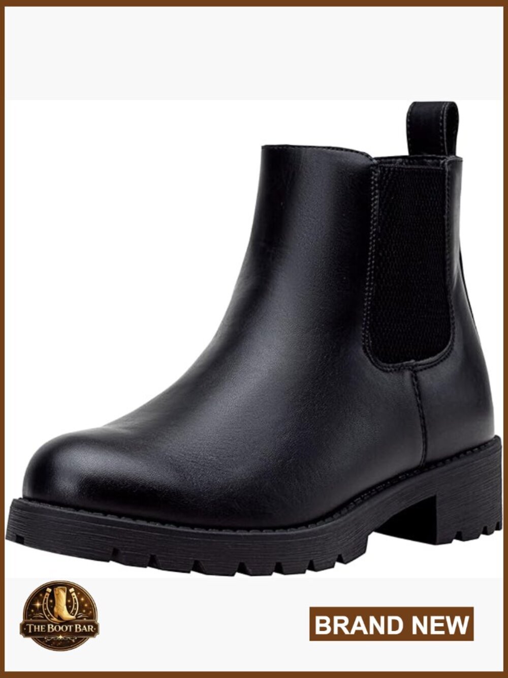 Women's Chelsea Ankle Boots Pull-On Booties Low Heel